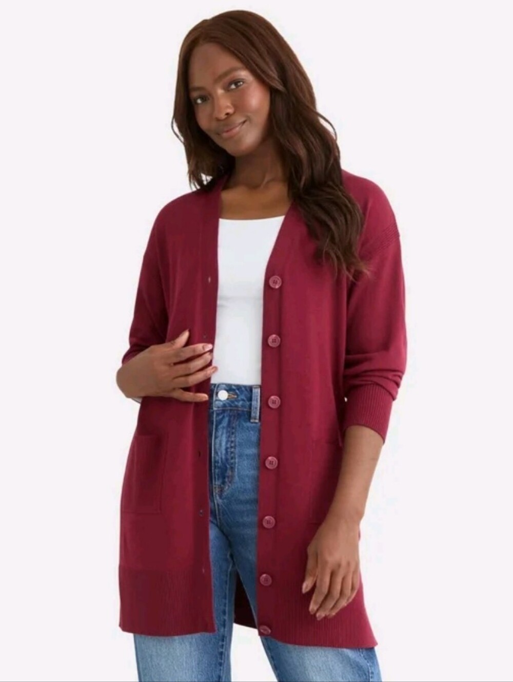 NWT Long Button Cardigan Sweater